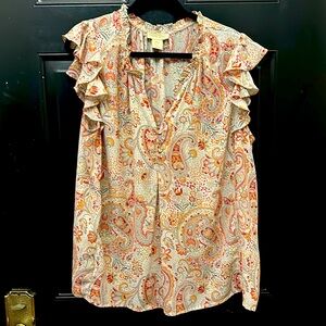 Sleeveless Summer Blouse 1X